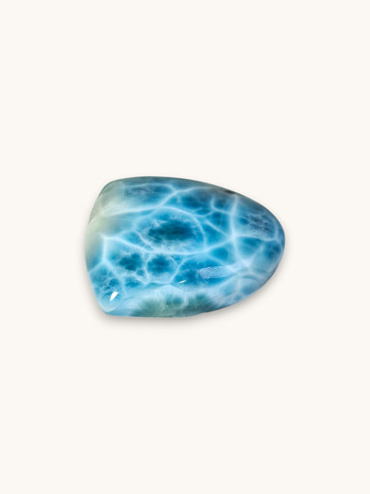 140 CT Natural Dominican Nice Blue Larimar Stone Cabochon