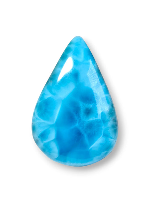 74 CT Cabujón de Piedra Larimar Natural Dominicano Azul Cielo Bonito