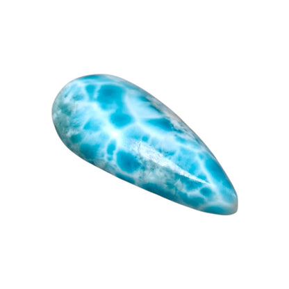 34 CT Natural Dominican Nice Sky Blue Larimar Stone Cabochon