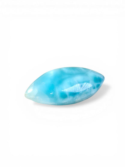 110 CT Natural Dominican Nice Blue Larimar Stone Cabochon