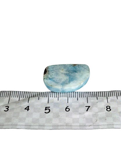 127 CT Natural Dominican Nice Blue Larimar Stone Cabochon