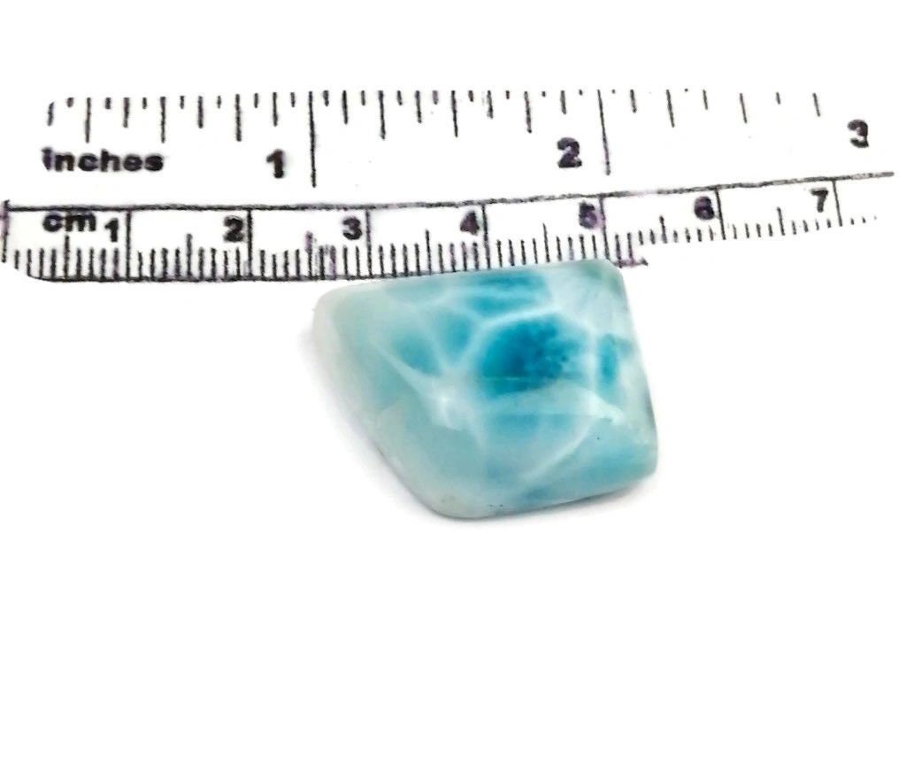 50 CT Natural Dominican Nice Blue Larimar Stone Cabochon