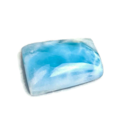 122 CT Natural Dominican Nice Sky Blue Larimar Stone Cabochon