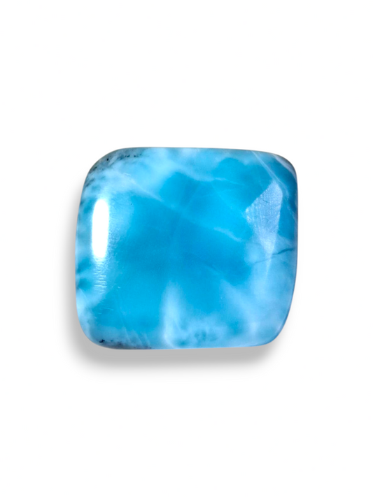 Cabochon 71 CT en pierre naturelle de larimar bleu de République Dominicaine