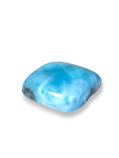 71 CT Natural Dominican Nice  Blue Larimar Stone Cabochon