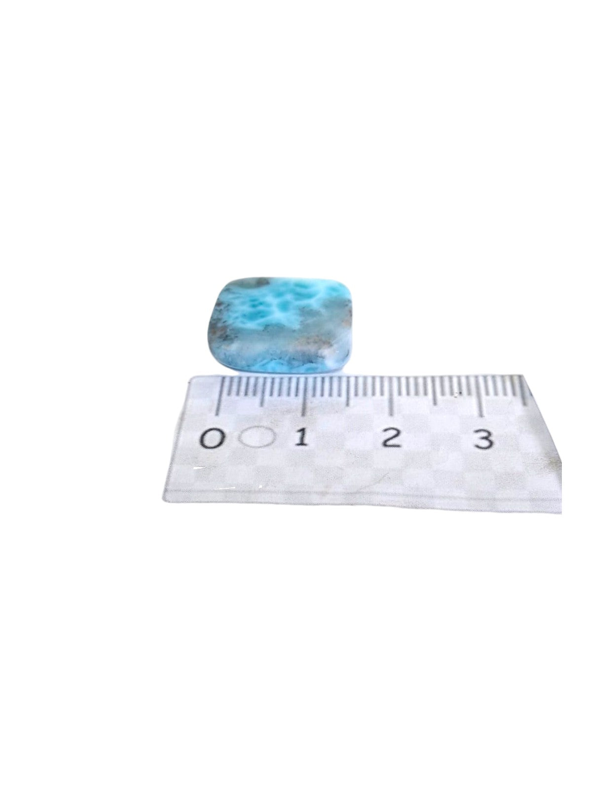 71 CT Natural Dominican Nice  Blue Larimar Stone Cabochon