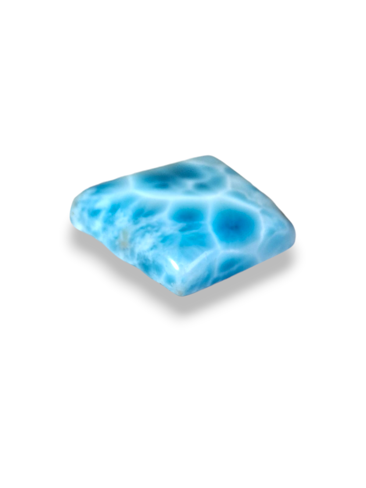 55 CT Larimar Cabochon  Loose Blue Gemstone Natural Dominican  making