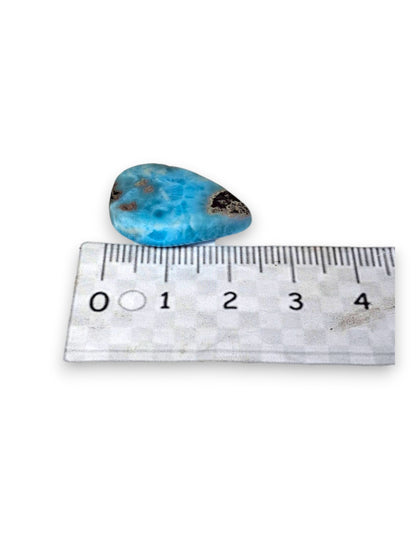 Natural Larimar Loose Cabochon Teardrop 92 Carats  Dominican Blue Gemstone Cab