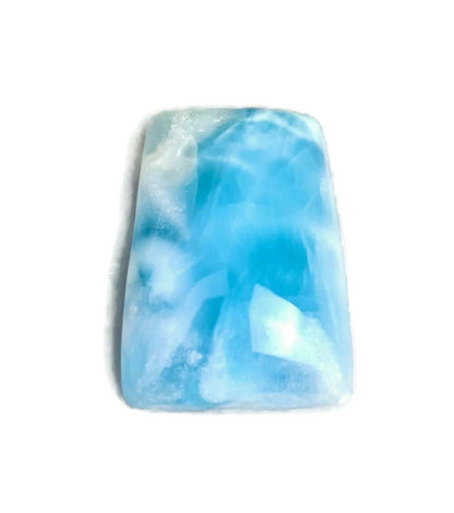 122 CT Natural Dominican Nice Sky Blue Larimar Stone Cabochon