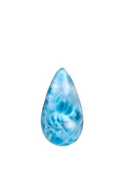 88 CT Natural Dominican Nice Blue Larimar Stone Cabochon
