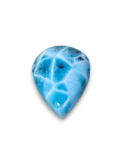 58 CT Natural Dominican Nice Deep Blue Larimar Stone Cabochon