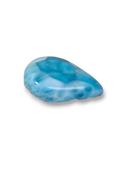 72CT Larimar Cabochon Teardrop Loose Gemstone Natural Dominican Rep. Blue Stone Jewelry Making (Copy)