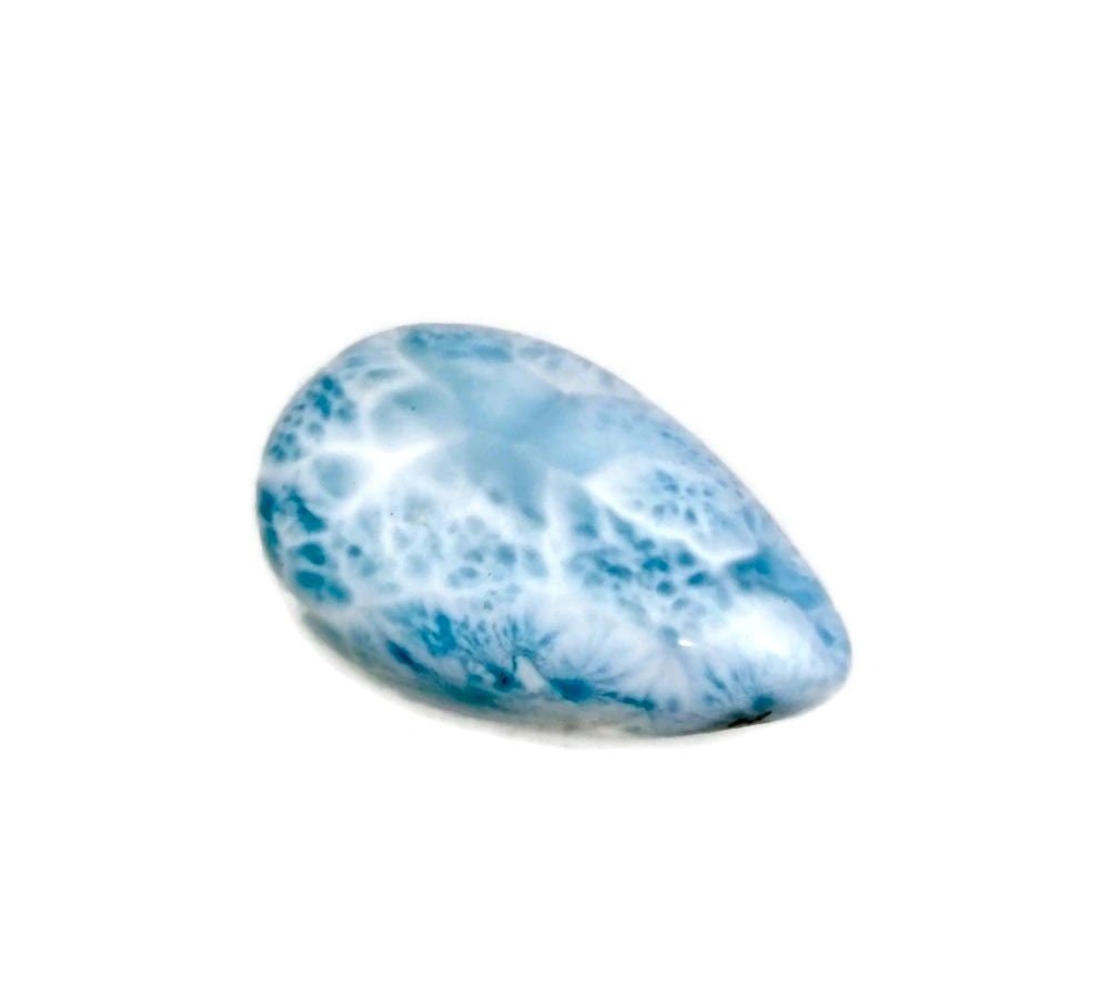 93 CT Natural Dominican Nice Blue Larimar Stone Cabochon