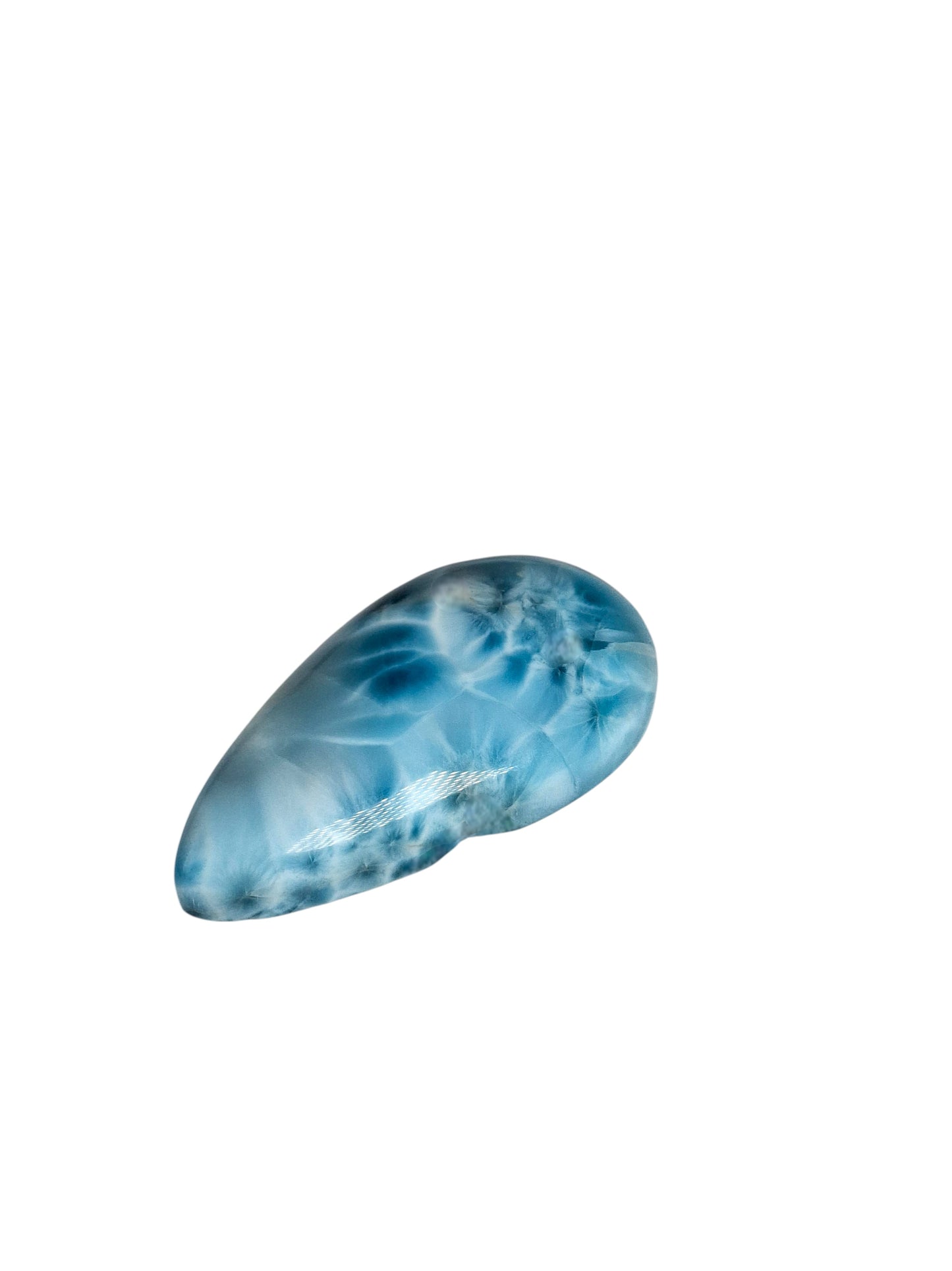 88 CT Natural Dominican Nice Blue Larimar Stone Cabochon