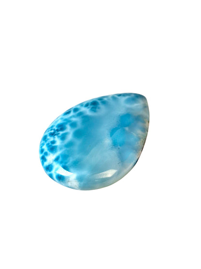 88 CT Natural Dominican Nice Blue Larimar Stone Cabochon