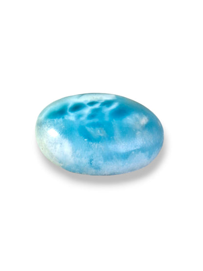 92 CT Natural Dominican Nice Blue Larimar Stone Cabochon