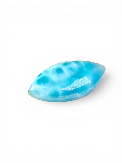 110 CT Natural Dominican Nice Blue Larimar Stone Cabochon