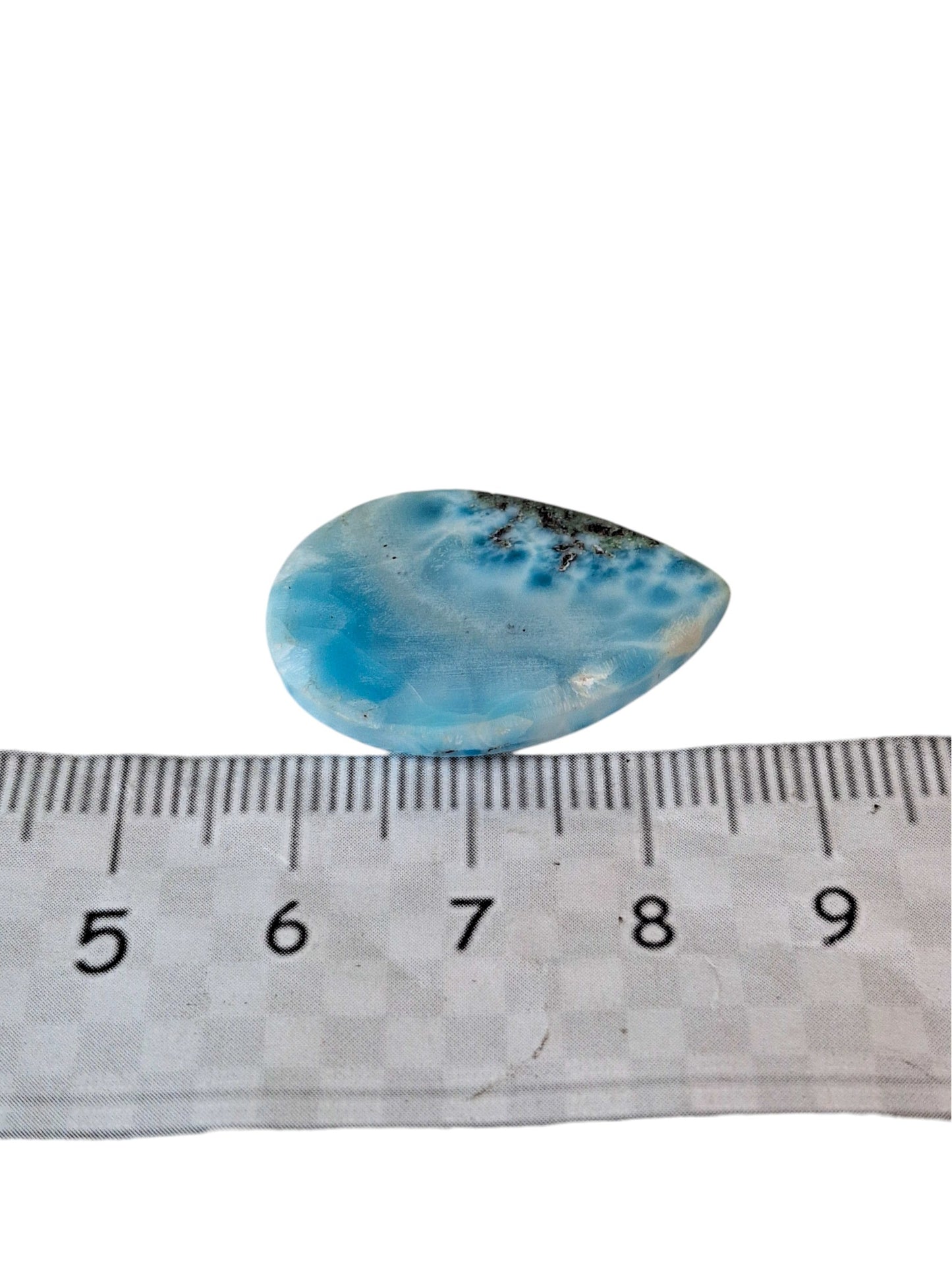 88 CT Natural Dominican Nice Blue Larimar Stone Cabochon