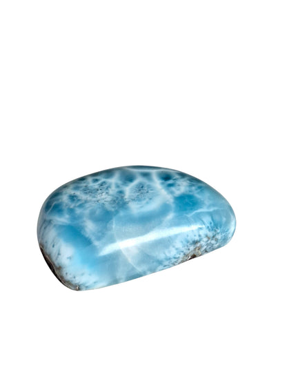 127 CT Natural Dominican Nice Blue Larimar Stone Cabochon