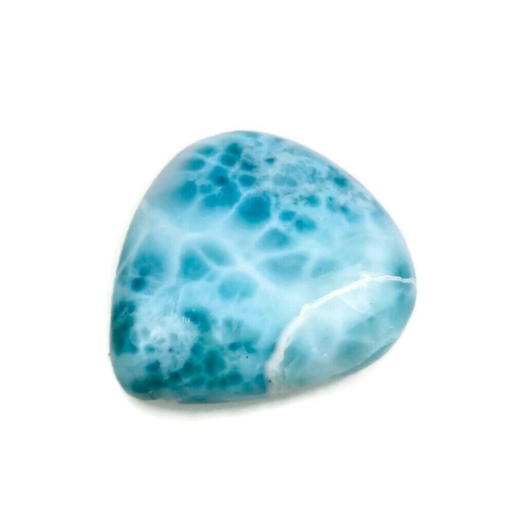 119 CT Natural Dominican Nice Blue Larimar Stone Cabochon