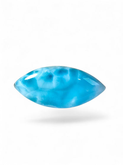 110 CT Natural Dominican Nice Blue Larimar Stone Cabochon