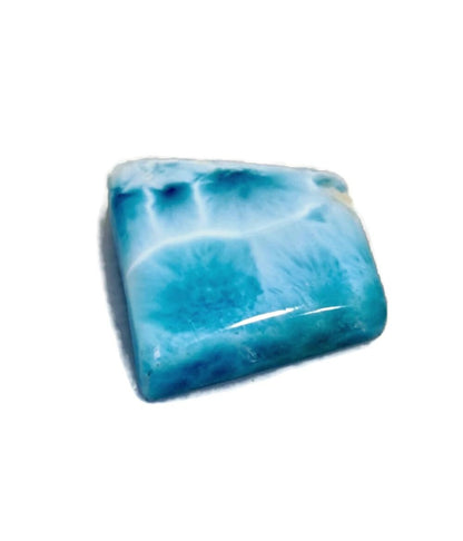 75 CT Natural Dominican Nice Blue Larimar Stone Cabochon