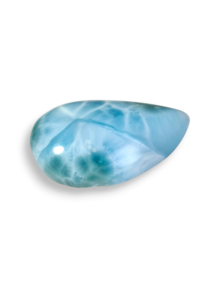 36 CT Larimar Cabochon  Loose Blue Gemstone Natural Dominican  making